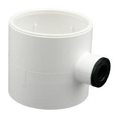 Plastová kondenzačná nádrž Ø 100 mm na odvod vody zo vzduchovodov